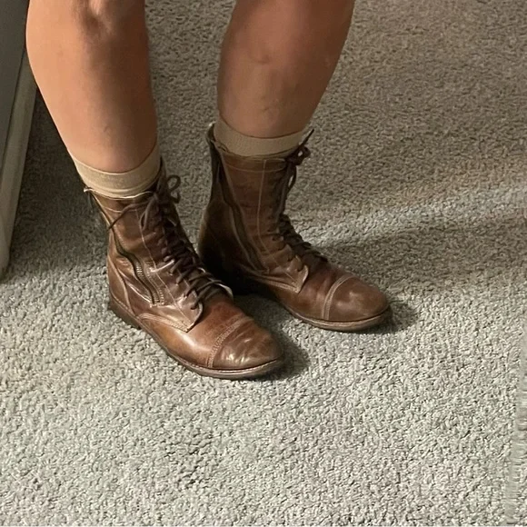 Bed Stu Cobbler Series combat style ankle boots, size 7. - Picture 8 of 8